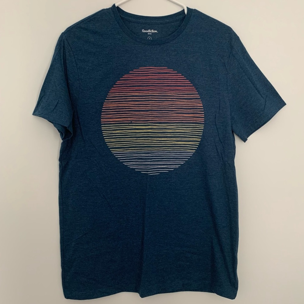 Goodfellow Blue Graphic T-shirt